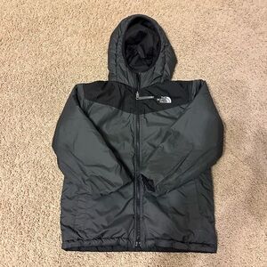 The North Face Black and Gray Hooded Jacket